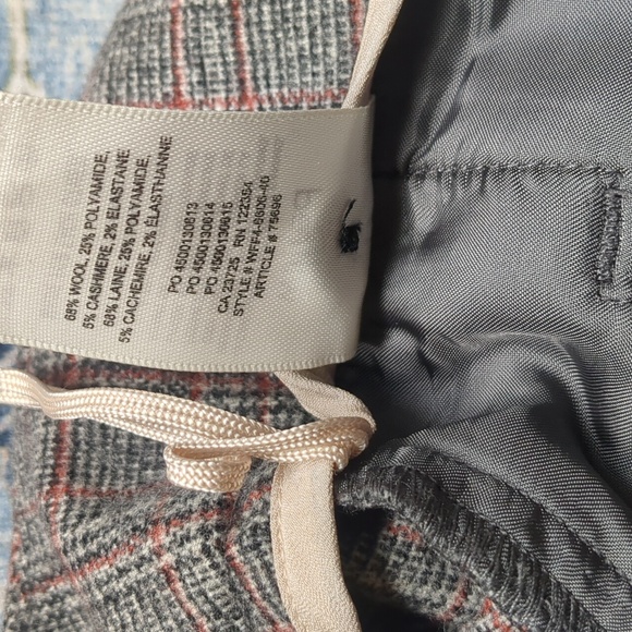 Wilfred Tie-Front Check Pants - Picture 6 of 6